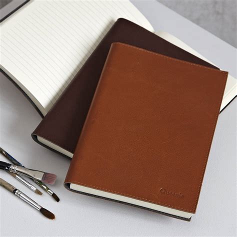 Personalised Leather A4 Notebook By Life Of Riley