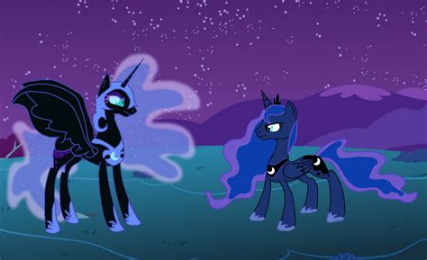 Princess Luna And Nightmare Moon By Irish Lullabye On Deviantart