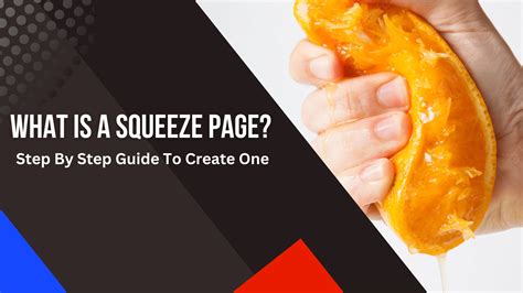 What Is A Squeeze Page Step By Step Guide To Create One Egochi