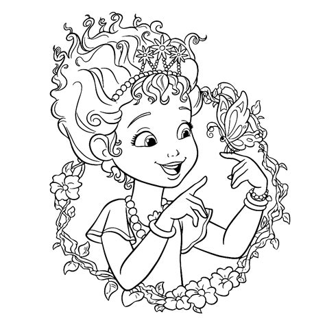 Fancy Nancy Halloween Coloring Pages