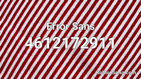 Click the image to view full size! Error Sans Roblox ID - Roblox music codes