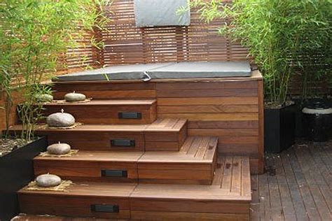 How To Build Hot Tub Steps