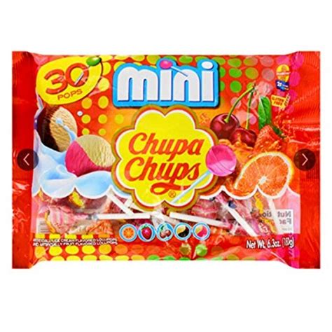 Snacks And Candy Chupa Chups Assorted Lollipops 1 Lb Bag
