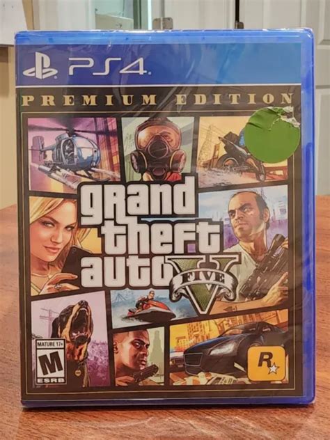 Grand Theft Auto V Premium Edition Sony Playstation 4 Ps4 Brand New