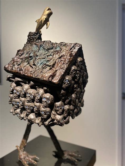 Baba Yaga Eats Damien Hirst Sculpture By Ailene Fields Fine Art America
