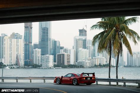 A Ferrari F40 Miami Style Speedhunters