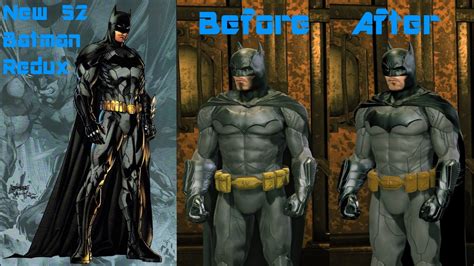 Batman Arkham Origins New 52 Batman Redux Mod Youtube