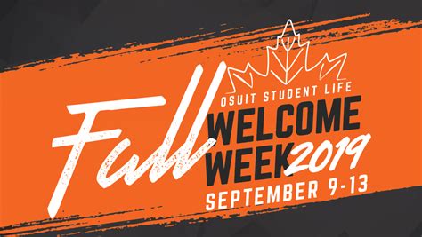 Student Life Welcomes New Students With A Week Of Free Events Osuit