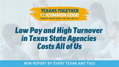New Report: Low Pay and High Turnover in Texas State Agencies and