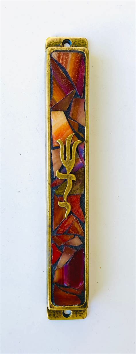 Dyi Mosaic Mezuzah Mosaic Mezuzah Kit Diy Mezuzah Etsy