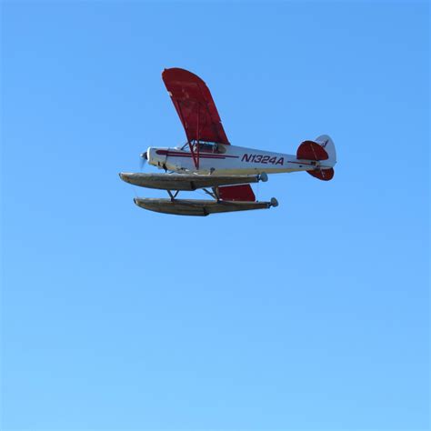 Float Plane Demonstration Seen From Discovery River Boat Photo