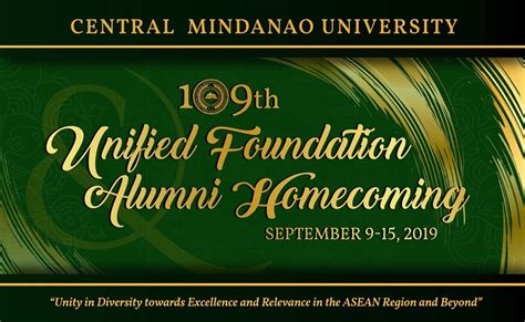 Announcement Cmus 109th Unified Foundation And Alumni Homecoming