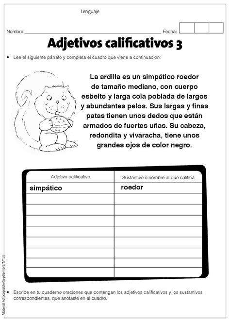 Adejtivoscalificativosme Spanish Reading Comprehension Spanish