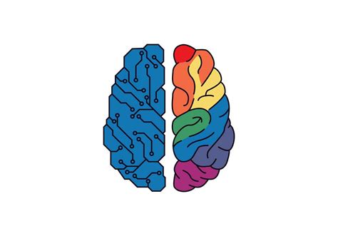 Human Brain Hemispheres Vector Illustration 551533 Vector Art At Vecteezy