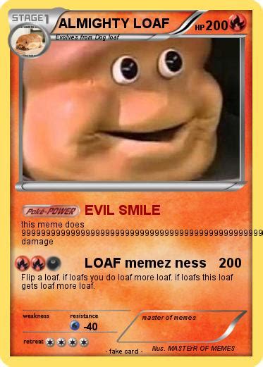 Pokémon Almighty Loaf 15 15 Evil Smile My Pokemon Card