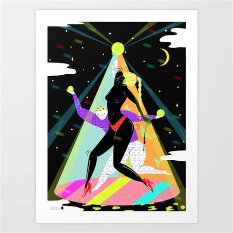 Dancing Queen Art Print By Alba Blázquez Society6