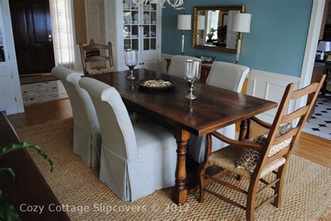 This slipcover tutorial will work for any chair with this general shape, but it doesn't have to be exactly like mine. Cozy Cottage Slipcovers: Parsons in Linen and Sale at Chic ...