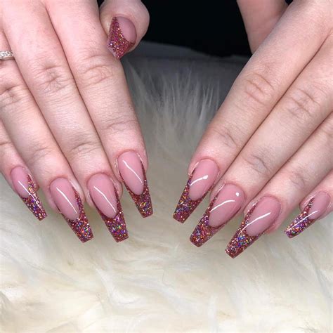 52 gorgeous coffin french tip nail designs page 3 tiger feng