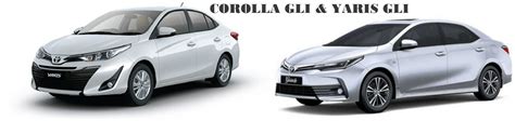 Difference Between Toyota Corolla Gli And Toyota Yaris Gli