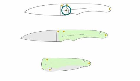 Image result for templates for folding knives | Folding knives, Knife