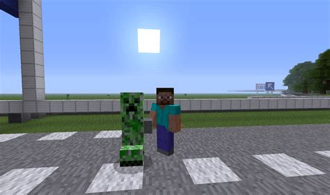 Minecraft Steve And Creeper By Stefan438 On Deviantart