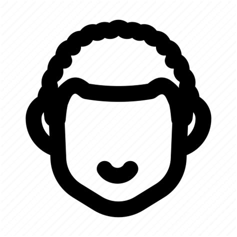 Frizzy Barber Masculine Hair Icon Download On Iconfinder