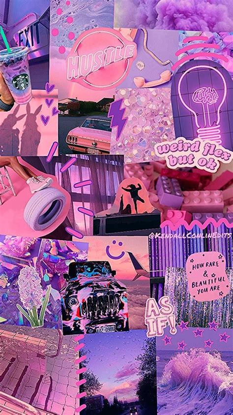 Light Purple Aesthetic Wallpaper Collage Bmp Extra