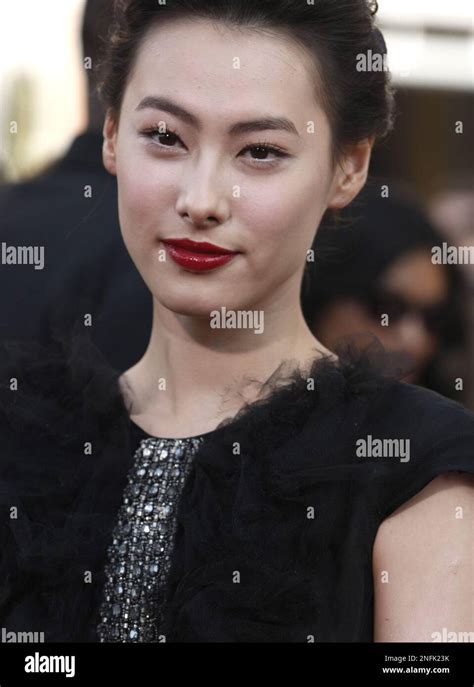 Actress Isabella Leong Poses On The Press Line At The Premiere Of The
