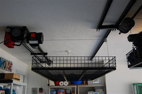 Ceiling Storage Lift Raises 500 Pounds Of Your Items To