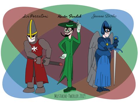 My Three Lead Characters By Mustache Twirler On Deviantart