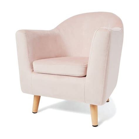 Discover prices, catalogues and new features. Kids' Velvet Look Chair - Pink | KmartNZ | Velvet chair ...