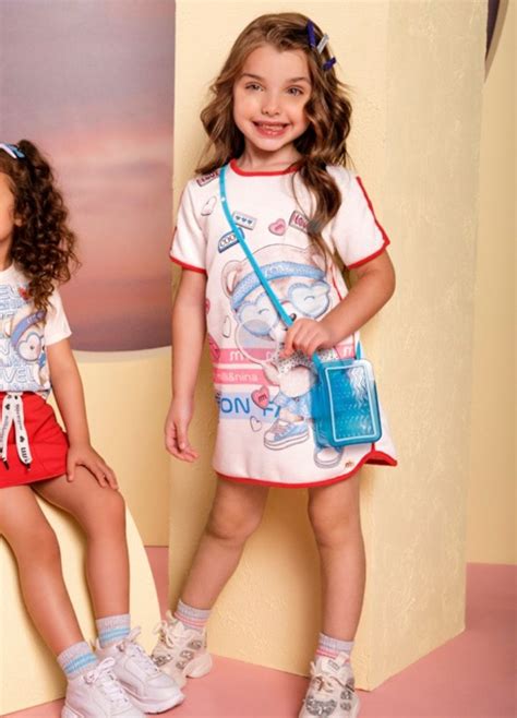 Vestido Infantil Milli And Nina Bambina 001 A 08 Marlan Loja