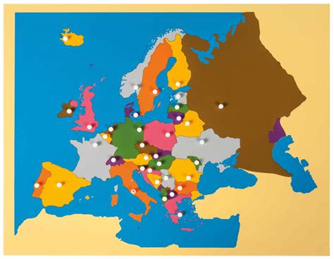Puzzle Map Europe Nienhuis Montessori Teia Education And Play