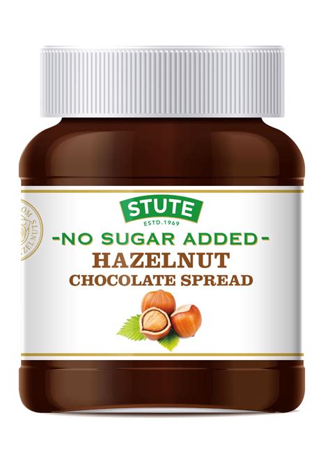 No Sugar Added Hazelnut Chocolate Spread Stute Foods