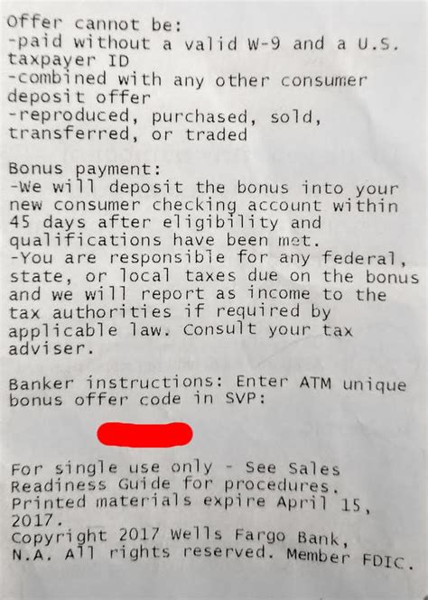 Check spelling or type a new query. Wells Fargo $100 ATM Checking Bonus - Direct Deposit Not ...