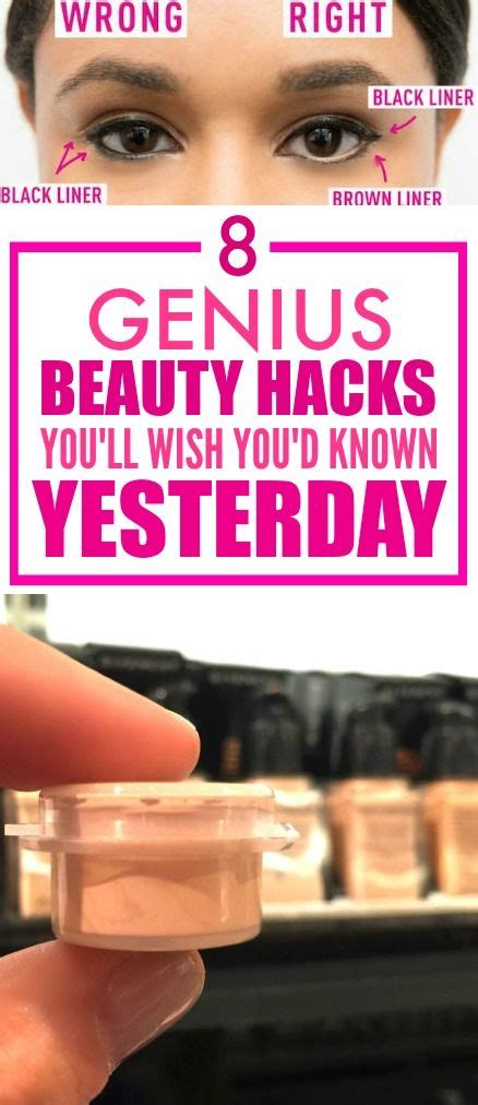 8 Brilliant Beauty Hacks Every Girl Should Know Beauty Beauty Hacks Beauty Secrets Skin