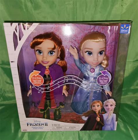 New Disney Frozen Elsa Anna Singing Sisters Interactive Dolls Picclick