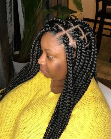 18 Hottest Jumbo Box Braids Hairstyles To Inspire You Darby Aguied
