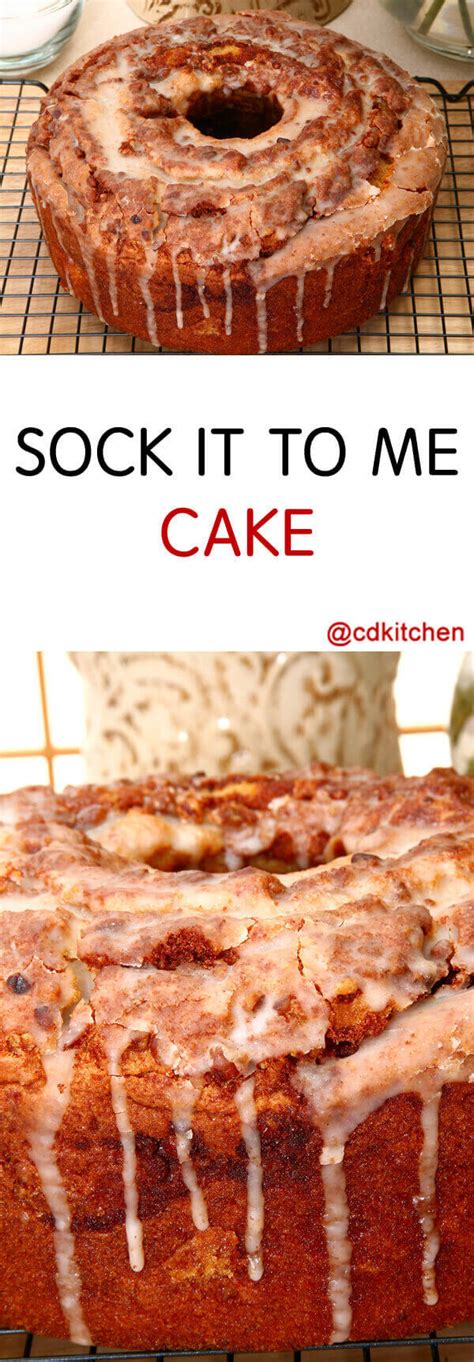 Therapeutic recreation activity and treatment idea page. Sock It To Me Cake Recipe | CDKitchen.com