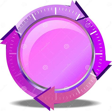Pink Button Download Stock Illustration Illustration Of Button 23010419
