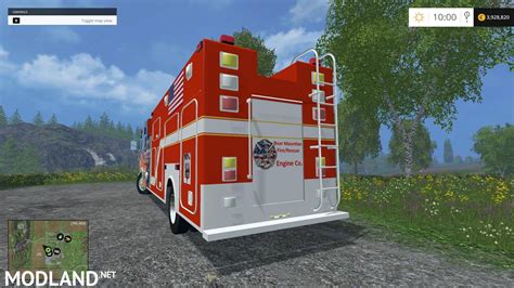 U S Fire Truck V Mod For Farming Simulator Fs Ls Mod