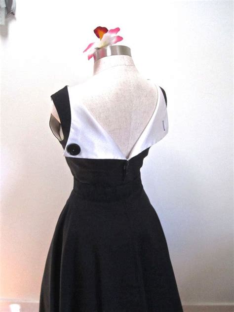 M Bettie Page Jazmin Swing Dance Dress 50s Style Repro Black Etsy