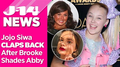 dance moms jojo siwa slams brooke hyland for shading abby lee miller youtube