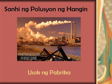 Mga Dahilan Ng Polusyon Sa Hangin Sa Pilipinas