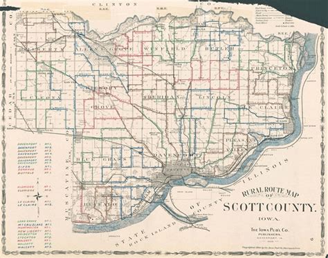 Scott County Iowa Map Interactive Map