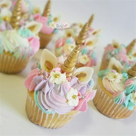 Adorable Trending Unicorn Cupcakes By The Crumb Canvas Unicorn Birthday