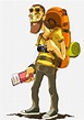 Foreign Traveler, Backpacking, Traveller, Bearded Traveller PNG ...