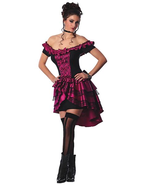 Dance Hall Queen Sexy Western Saloon Girl Costume