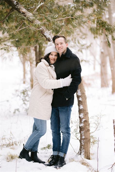 Winter Engagement Morning Light Photography — Vineyard Bride