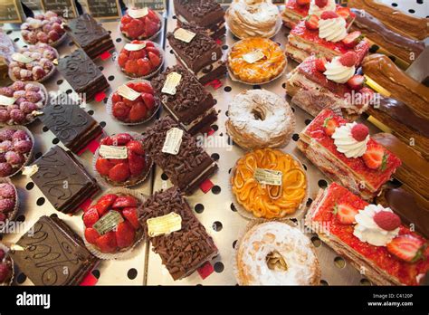 Europe France Paris French Pastries Pastries Pastry French Stock